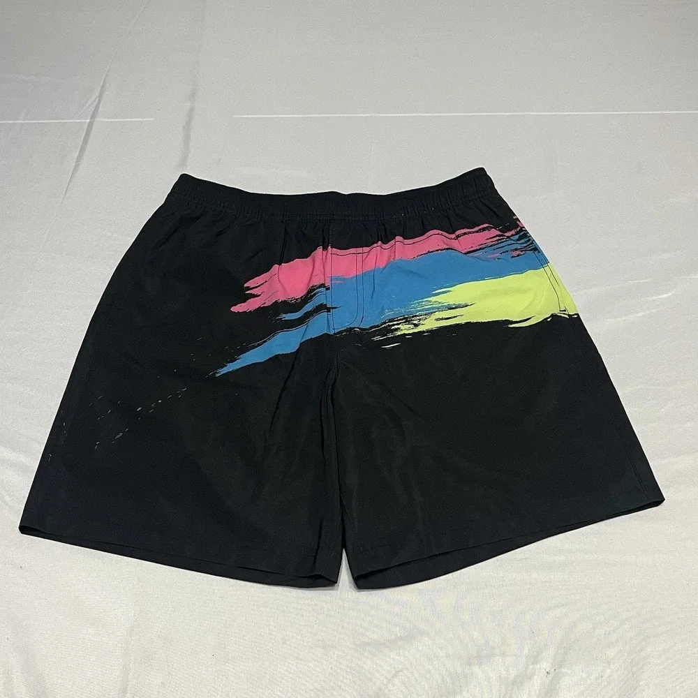 Chubbies The Living Colors Classic Swim Trunks Black Mens M 7